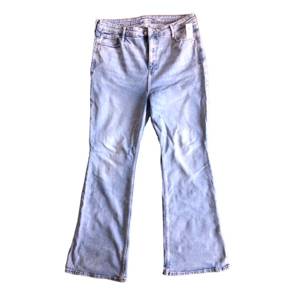 OLD NAVY Higher High Rise Flare Jeans Womens Size 14 New With Tags - Picture 2 of 5